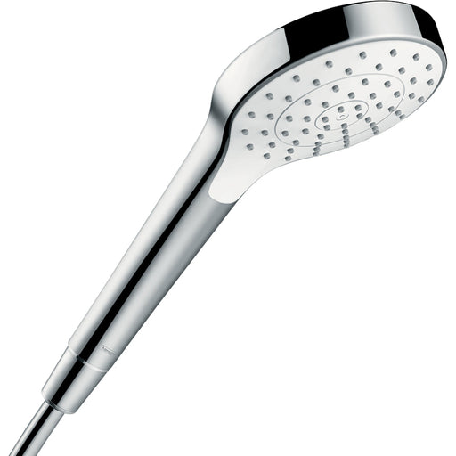 Hansgrohe Croma S Hand Shower 110 1Jet Ecosmart - White/Chrome - Unbeatable Bathrooms