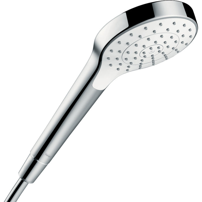 Hansgrohe Croma S Hand Shower 110 1Jet Ecosmart - White/Chrome - Unbeatable Bathrooms
