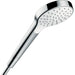 Hansgrohe Croma S Hand Shower 110 1Jet Ecosmart - White/Chrome - Unbeatable Bathrooms