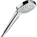 Hansgrohe Croma Select E Hand Shower 110 Multi Ecosmart - White/Chrome - Unbeatable Bathrooms