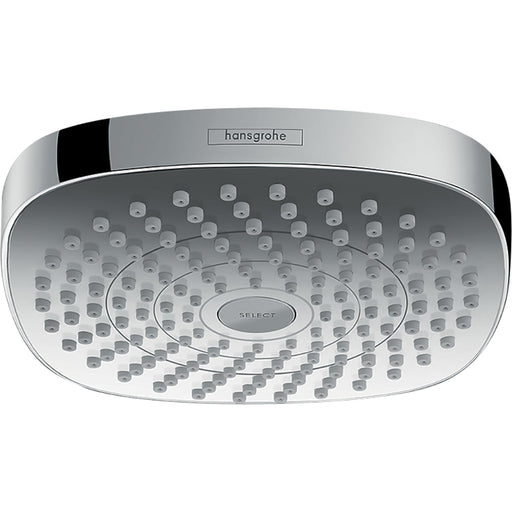 Hansgrohe Croma Select E Overhead Shower 180 2Jet Ecosmart - Chrome - Unbeatable Bathrooms