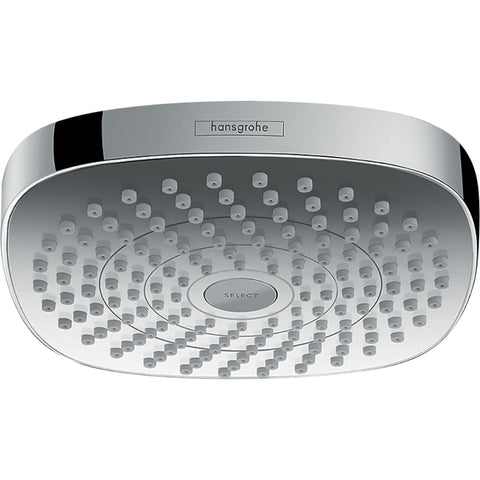 Hansgrohe Croma Select E Overhead Shower 180 2Jet Ecosmart - Chrome - Unbeatable Bathrooms