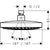 Hansgrohe Croma Select E Overhead Shower 180 2Jet Ecosmart - Chrome - Unbeatable Bathrooms