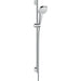Hansgrohe Croma Select E Shower Set Multi Ecosmart with Shower Rail 90 cm - White/Chrome - Unbeatable Bathrooms