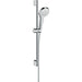 Hansgrohe Croma Select S Shower Set 110 Vario Ecosmart with Shower Rail 65 cm - White/Chrome - Unbeatable Bathrooms