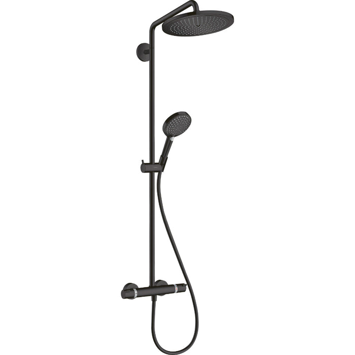 Hansgrohe Croma Select S Showerpipe 280 1Jet Ecosmart with Thermostat and Hand Shower Raindance Select S 120 3Jet - Unbeatable Bathrooms