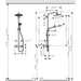Hansgrohe Croma Select S Showerpipe 280 1Jet Ecosmart with Thermostat and Hand Shower Raindance Select S 120 3Jet - Unbeatable Bathrooms