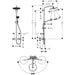 Hansgrohe Croma Select S Showerpipe 280 1Jet Ecosmart with Thermostatic Shower Mixer - Chrome - Unbeatable Bathrooms