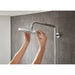 Hansgrohe Croma Showerpipe 220 1Jet Ecosmart with Thermostatic Shower Mixer - Chrome - Unbeatable Bathrooms