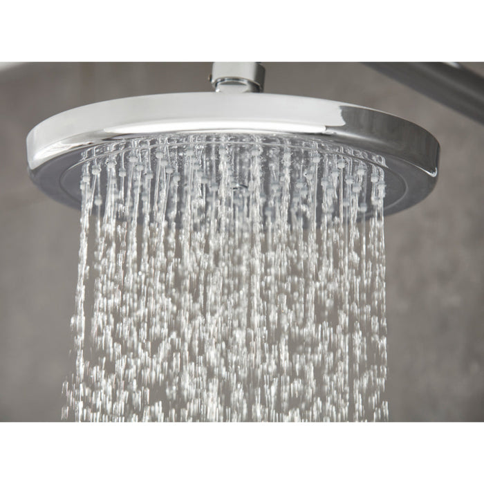 Hansgrohe Croma Showerpipe 220 1Jet with Thermostatic Shower Mixer - Chrome - Unbeatable Bathrooms