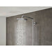 Hansgrohe Croma Showerpipe 220 1Jet Ecosmart with Thermostatic Shower Mixer - Chrome - Unbeatable Bathrooms
