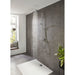 Hansgrohe Croma Showerpipe 220 1Jet Ecosmart with Thermostatic Shower Mixer - Chrome - Unbeatable Bathrooms