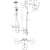 Hansgrohe Croma Showerpipe 220 1Jet with Thermostatic Shower Mixer - Chrome - Unbeatable Bathrooms