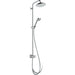 Hansgrohe Croma Showerpipe 220 1Jet Reno - Chrome - Unbeatable Bathrooms