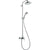Hansgrohe Croma Showerpipe 220 1Jet with Manual Shower Mixer - Chrome - Unbeatable Bathrooms