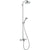 Hansgrohe Croma Showerpipe 220 1Jet with Thermostatic Bath Mixer - Chrome - Unbeatable Bathrooms