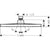 Hansgrohe Crometta E Overhead Shower 240 1Jet Lowpressure Min 0.2. Bar - Chrome - Unbeatable Bathrooms