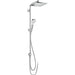 Hansgrohe Crometta E Showerpipe 240 1Jet Ecosmart Reno - Chrome - Unbeatable Bathrooms