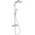 Hansgrohe Crometta E Showerpipe 240 1Jet Ecosmart with Thermostatic Shower Mixer - Chrome - Unbeatable Bathrooms