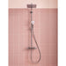 Hansgrohe Crometta E Showerpipe 240 1Jet with Thermostatic Shower Mixer - Chrome - Unbeatable Bathrooms
