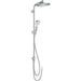 Hansgrohe Crometta S Showerpipe 240 1Jet Ecosmart Reno - Chrome - Unbeatable Bathrooms