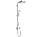 Hansgrohe Crometta S Showerpipe 240 1Jet Ecosmart Reno Gp - Chrome - Unbeatable Bathrooms