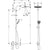Hansgrohe Crometta S Showerpipe 240 1Jet Ecosmart Reno Gp - Chrome - Unbeatable Bathrooms