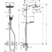 Hansgrohe Crometta S Showerpipe 240 1Jet with Thermostatic Shower Mixer - Chrome - Unbeatable Bathrooms