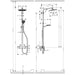 Hansgrohe Crometta S Showerpipe 240 1Jet with Thermostatic Shower Mixer - Chrome - Unbeatable Bathrooms
