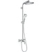 Hansgrohe Crometta S Showerpipe 240 1Jet with Manual Shower Mixer - Chrome - Unbeatable Bathrooms