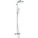 Hansgrohe Crometta S Showerpipe 240 1Jet with Thermostatic Bath Mixer - Chrome - Unbeatable Bathrooms