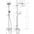 Hansgrohe Crometta S Showerpipe 240 1Jet with Thermostatic Bath Mixer - Chrome - Unbeatable Bathrooms