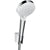 Hansgrohe Crometta Shower Holder Set 100 Vario Ecosmart with Shower Hose 160 cm - White/Chrome - Unbeatable Bathrooms