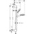 Hansgrohe Crometta Shower Set 100 1Jet Ecosmart+ with Shower Rail 65 cm - White/Chrome - Unbeatable Bathrooms