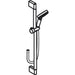 Hansgrohe Crometta Shower Set 100 1Jet Ecosmart with Shower Rail 90 cm - White/Chrome - Unbeatable Bathrooms