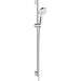 Hansgrohe Crometta Shower Set 100 Vario Ecosmart with Shower Rail 90 cm - White/Chrome - Unbeatable Bathrooms