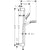 Hansgrohe Crometta Shower Set 100 Vario Ecosmart+ with Shower Rail 65 cm - White/Chrome - Unbeatable Bathrooms