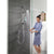 Hansgrohe Crometta Shower Set 100 Vario with Shower Rail 65 cm and Soap Dish - White/Chrome - Unbeatable Bathrooms
