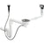 Hansgrohe D16-11 Automatic Waste and Overflow Set For Single Bowl Granite - Chrome - Unbeatable Bathrooms