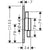 Hansgrohe Duoturn Q Mixer For Concealed Installation For 1 Function - Unbeatable Bathrooms