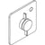Hansgrohe Duoturn Q Mixer For Concealed Installation For 1 Function - Unbeatable Bathrooms