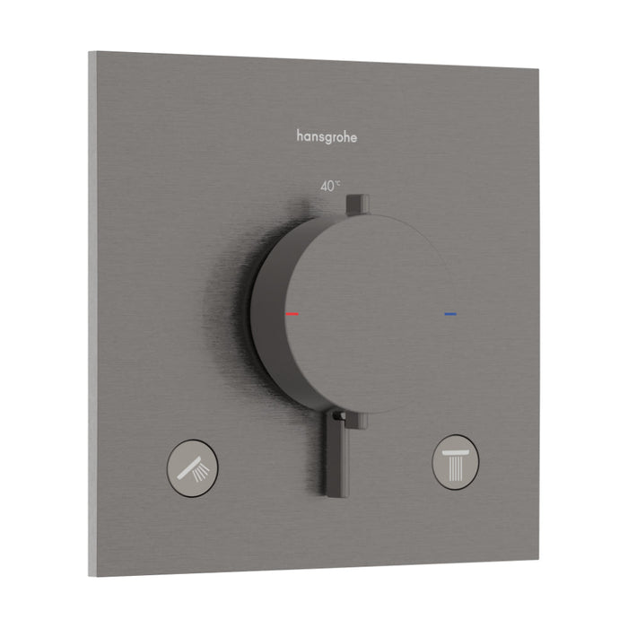 Hansgrohe Ecostat Comfort E Thermostat For Concealed Installation For 2 Functions - Unbeatable Bathrooms