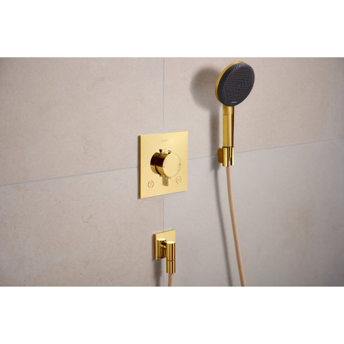 Hansgrohe Raindance Alive Select S Shower Holder Set 125 3Jet Ecosmart with Designflex Textile Shower Hose 160 cm - Unbeatable Bathrooms