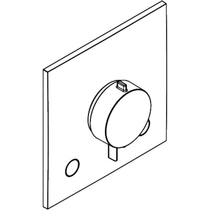 Hansgrohe Ecostat Comfort E Thermostat For Concealed Installation For 2 Functions - Unbeatable Bathrooms