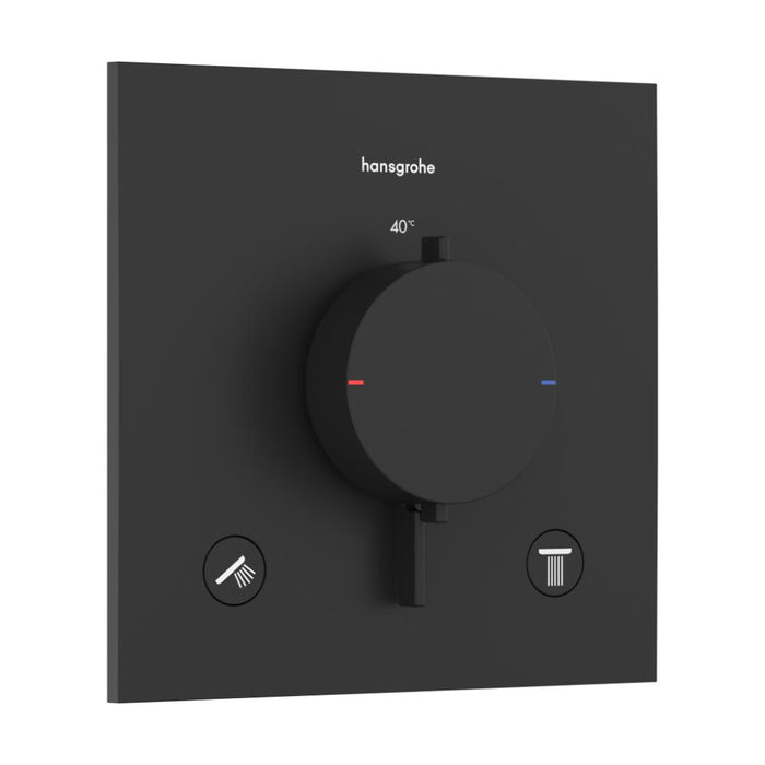 Hansgrohe Ecostat Comfort E Thermostat For Concealed Installation For 2 Functions - Unbeatable Bathrooms