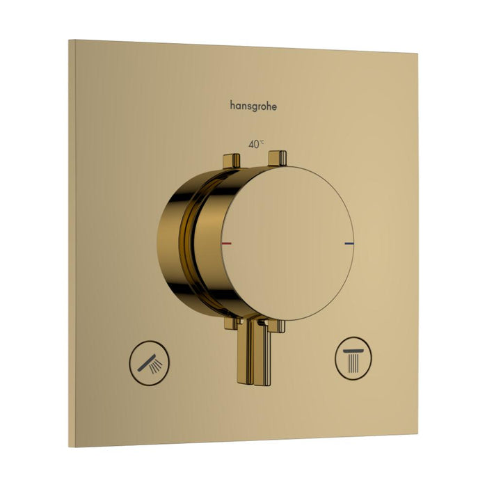 Hansgrohe Ecostat Comfort E Thermostat For Concealed Installation For 2 Functions - Unbeatable Bathrooms