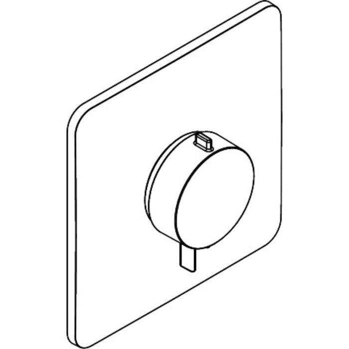 Hansgrohe Ecostat Comfort Q Thermostat For Concealed Installation For 1 Function - Unbeatable Bathrooms
