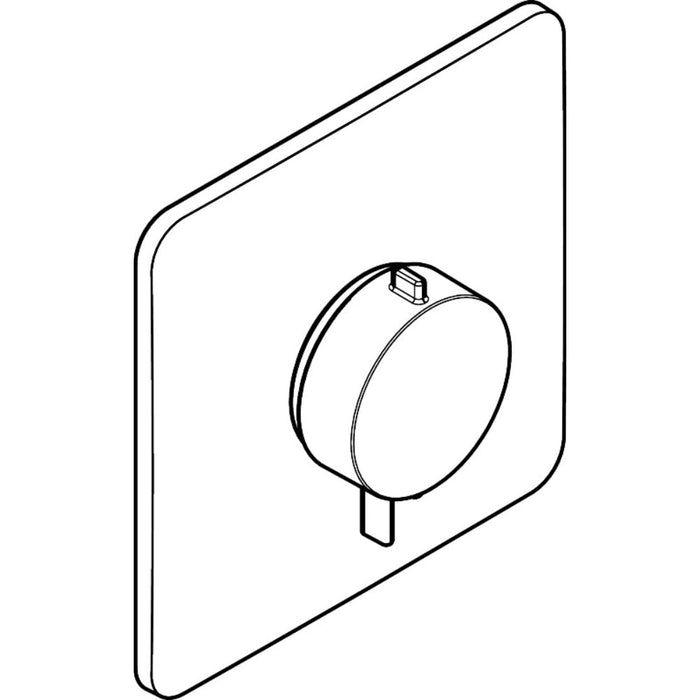 Hansgrohe Ecostat Comfort Q Thermostat For Concealed Installation For 1 Function - Unbeatable Bathrooms