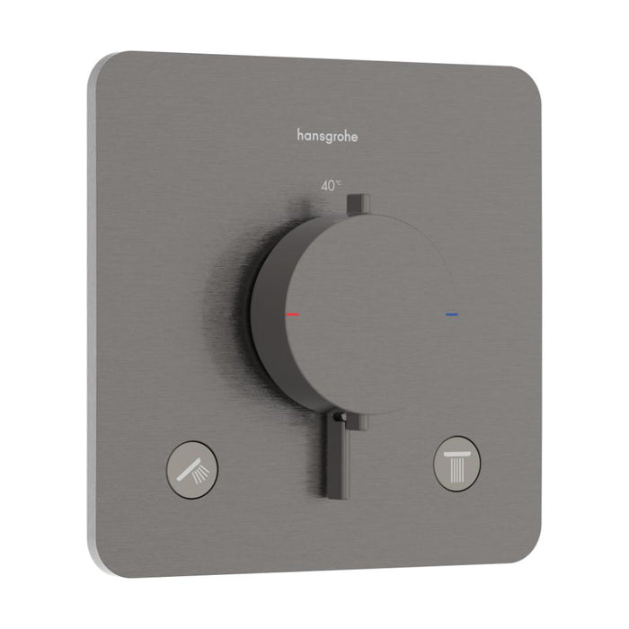 Hansgrohe Ecostat Comfort Q Thermostat For Concealed Installation For 2 Functions - Unbeatable Bathrooms
