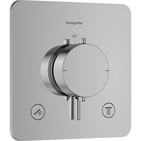 Hansgrohe Ecostat Comfort Q Thermostat For Concealed Installation For 2 Functions - Unbeatable Bathrooms